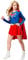 Rubie's Offizielles Supergirl (TV-Serie) Kostüm für Erwachsene, Blau / Rot, L Halloween