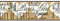 York Wallcoverings Tapeten Bordüre Brothers and Sisters V City of Lights Tapetenbordüre, Metallic Gold/Creme/Schwarz