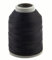 Altinbaşak 20g Häkelgarn Garne 300m 6 FACH 100% POLYESTER GARN 0,75mm Nr: 50 Embroidery Thread (1 Stück, Schwarz)