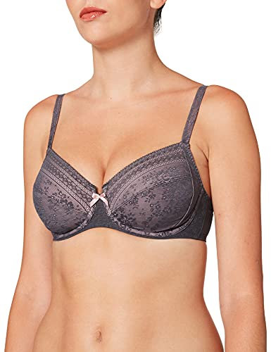 Rosa Faia Fleur Reggiseno con Ferretto, Grigio (Anthracite 408), 6G Donna