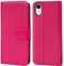Verco iPhone XR Hülle, Handyhülle für Apple iPhone XR Tasche PU Leder Flip Case Brieftasche - Pink