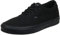 Vans Damen Doheny Sneaker, Schwarz ((Canvas) Black/Black 186), 37 EU