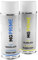 MG PRIME Set de aerosoles RAL 9006 Aluminio blanco/White aluminium mate pintura base pintura transparente bote de spray 400 ml