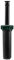 Orbit 54501 – Arroseur escamotable Professionnel réglable à Toit Rigide de 10,2 cm, Noir