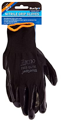 Blue Spot Tools 23012 Nitrile Grip Gloves (XL)