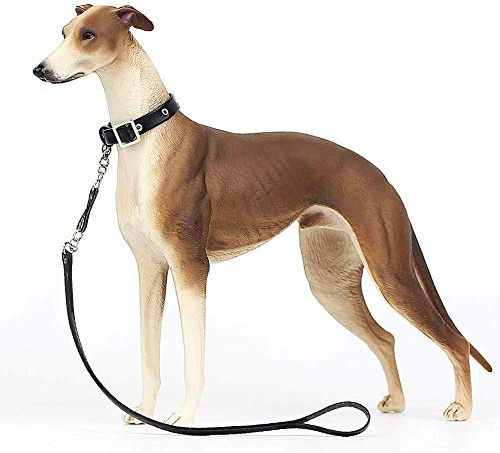 WLVG Skulptur Statuen Figuren Dekorative Skulptur Dekoration Tierstatuen Figuren Simulationsmodell Windhund Haustier Hund Skulptur Kunsthandwerk Home Wohnzimmer TV Schrank Dekoration