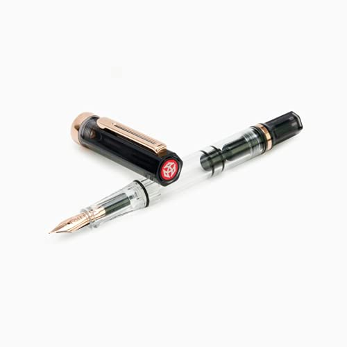 TWSBI Eco Smoke & Gold Füllfederhalter (Medium)