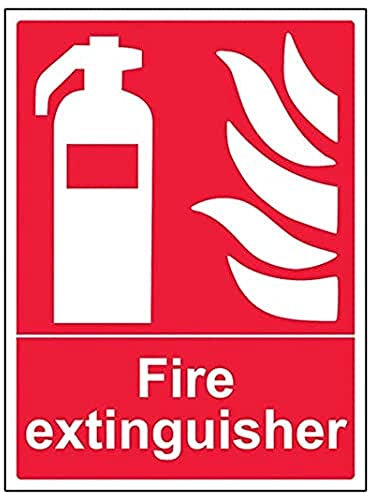 V Safety Fire Equipment - Fire Extinguisher - 200 x 300 mm Safety Sign
