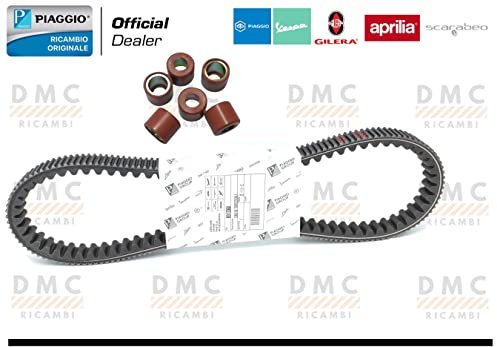 CINGHIA TRASMISSIONE PER PIAGGIO DIESIS 250 DAL 2006 IN POI - DIESIS 300 TUTTI I MODELLI FINO AL 2020 - PIAGGIO DIESIS 400-500 ORIGINALE COMPLETA DI RULLI