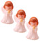 STOBOK Betender Engel Figur Mädchen Tischfigur 3 Stücke Kleine Engelfiguren Weiß Statue Figur Ornament Dekofigur Angel Figuren für Hochzeit Geburtstag Kinderzimmer Tischdeko