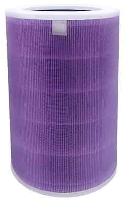 Accessori Filtro a carbone attivo di ricambio filtro purificatore d'aria per compatibile con Xiaomi 1/2/2S/3/3H filtro aria HEPA Anti PM2.5 formaldeide (Color : Viola)