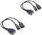 Liummrcy, 2 Pack USB Netzwerk Adaptateur TV Kabel Adaptateur Ethernet Adaptateur Fire TV Stick 4K Fire TV Stick Adaptateur USB Adaptateur Terminal de Port USB