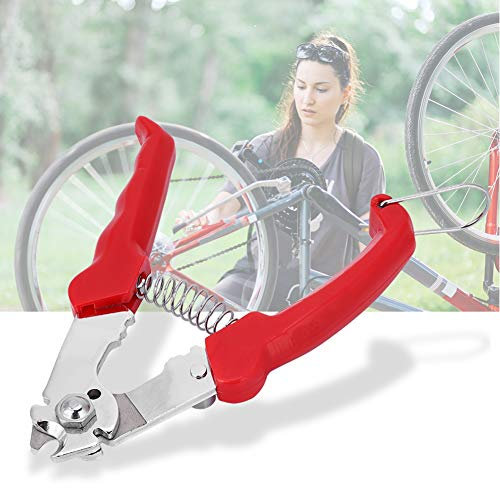 Bicycles 4th Hand Tool Bike Cable Puller Bike Brake Cord Line Inner Cable Puller Carbon Steel Pliers Plastic Handle One Hand Operation