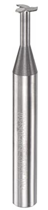 sourcing map T Ranura Extremo Molino Fresado Cortador 6mm Corte 0.5mm Profundidad 6mm Vástago Sólido Carburo 3 Flautas para Aluminio Cobre Zinc Aleación