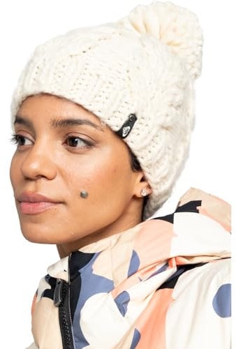 Winter - Mütze mit grobem Stickstoff für Frauen