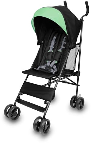 Ingenuity: ity by Ingenuity Smooth Stroll Convenience Stroller, Lightweight, with Aluminum Frame, Large Seat Area, 2 Position Recline, Extra Large Storage Basket – for Travel