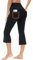 BAYGE Damen Bootcut Yogahose 3/4 Hight Waist Wasserdicht Blickdicht Bauchkontrolle Slim Fit Flared Leggings Sporthose Jeggings Schlaghose Sweathose Arbeitshose Fitnesshose mit Taschen, Schwarz, XXL