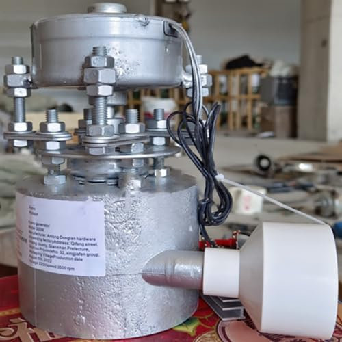 ZHOZHUT 220V Microgenerador Hidroeléctrico, Generador De Turbina De Agua De 300W, Generador Hidroeléctrico De Alambre De Cobre, Generadores HidroeléCtricos De Aluminio para Cargar, Acampar,300w,220V