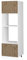 Vicco Mikrowellenschrank R-Line, Küchenregal für die Mikrowelle, Artisan-Eiche/Weiß, 60 cm