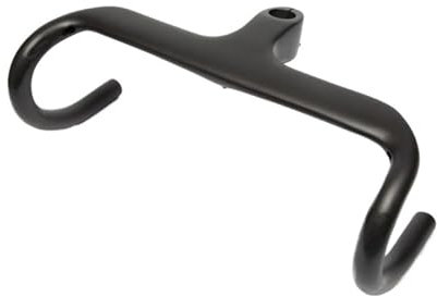 Manubrio Bici da Corsa Carbonio Manubrio for bicicletta da strada in carbonio, design piatto, manubrio for bici da corsa, manubrio for ciclismo su strada, manubrio da corsa, 28,6 mm(No logo 420x110)