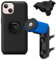 Quad Lock Motorcycle Brake Clutch Phone Mount Kit with Vibration Dampener and iPhone 13 MAG Case