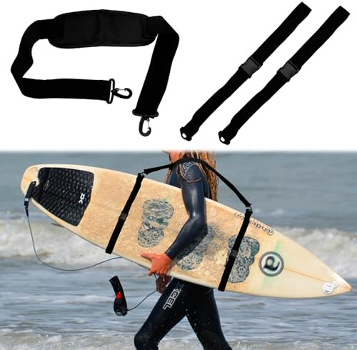 JLNGTHONG Surfbrett tragegurt,Verstellbarer Trageriemen SUP zubehör,Trageriemen für Surfbrette, Paddle Board Tragegurt,Surfboard,Kajak Schultergurt,Verstärkte Aufrüstung