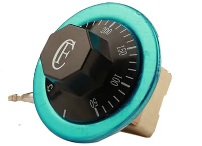 QTAZMJPB Thermostat AC 250V 16A 50-300 Grad Celsius Knopf Flüssigkeit steigender Temperaturregler NC for Elektroofen