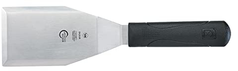 Mercer Culinary Millennia 5 x 3-Inch Heavy-Duty Turner, Stainless Steel, 15x10x3 cm, Black