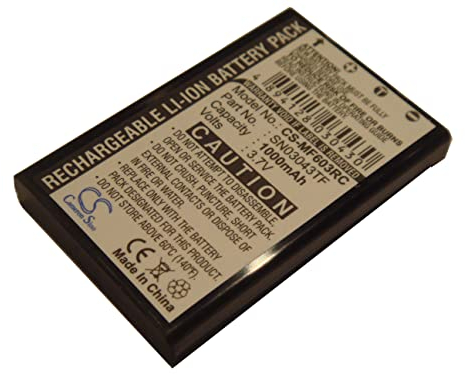 vhbw Batería Compatible con One For All URC 8603, Xsight Touch Mando a Distancia, Control Remoto (1000 mAh, 3,6 V, Li-Ion) - Reemplaza SN03043TF