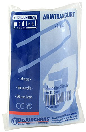 Dr. Junghans Medical 31600 Armtragegurt doppelte Schlaufe, schwarz