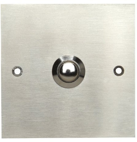 Kopp 204720029 Klingelplatte Quadrat, Stahl