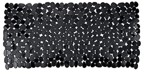 WENKO Wanneneinlage Paradise Black mit Saugnäpfen auf der Unterseite Schwarz