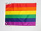 AZ FLAG - Drapeau Arc-en-Ciel - 45x30 cm - Pavillon Lgbt - Gay - Rainbow 100% Polyester Avec Deux Cordelettes - 20g