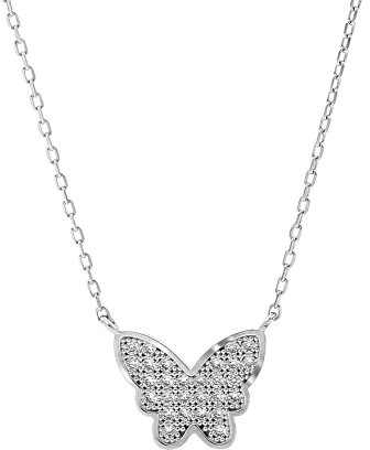 Orphelia Damen-Ketten mit Anhänger 925 Sterling Silber zirkonia ZK-7316