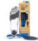 CURREX HikePro Einlegesohle – Deine neue Dimension des Wanderns. Dynamische Performance Einlegesohle für Walking, Hiking oder Spaziergänge,Blau (High Profile),EU 42-44 (Tag L)