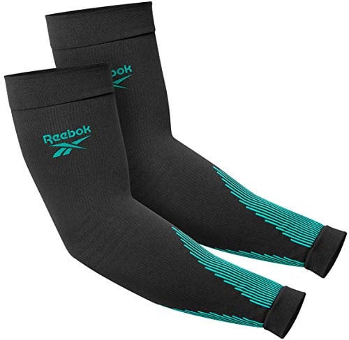 Reebok Knitted Compression Arm Sleeve - Black - S Kompressions
