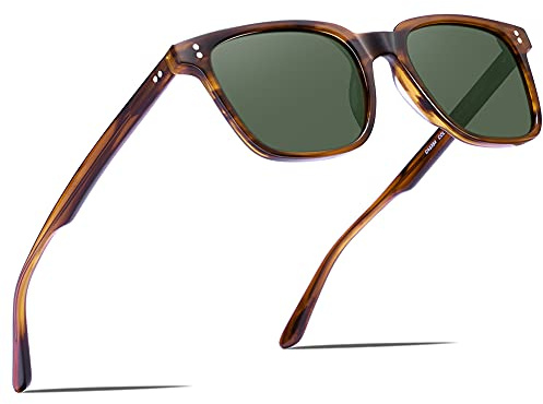 CARFIA Polarized Men's Sunglasses for Driving Fishing Cool Man Acetate Shades CA5354L