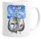 Geschenk-Tasse Die Welt ist schön weil du mit drauf bist Liebe Spruch Seehunde Robben Sterne MoonWorks® weiß unisize