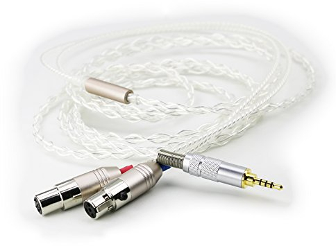 Ablet HiFi-Kabel mit 2,5 mm TRRS-Stecker, symmetrisch, kompatibel mit Audeze LCD-2, LCD-3, LCD-4, LCD-XC Kopfhörer und kompatibel mit Astell&Kern AK240 AK380 AK320 onkyo DP-X1 FIIO X5III XDP-300R