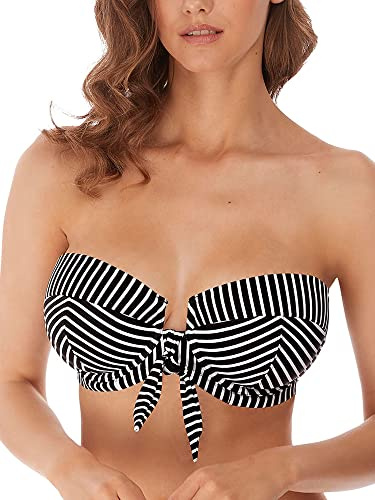 Freya Beach Hut Bandeau Bikini Top Black Black 34D