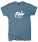 Wolkenbruch® T-Shirt Der Weg ist das Ziel Wandern Berge, stoneblue, Gr.M