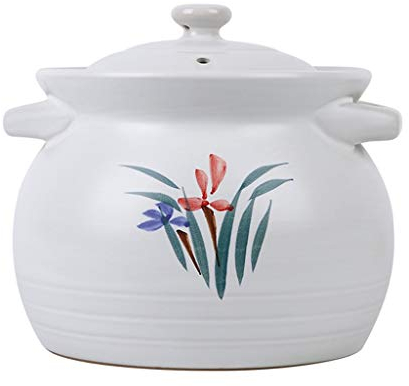 QSJY Ceramica Argilla Handi Pot for Cucinare Terracotta Naturale di Terracotta casseruola Adatto for 1-8 Persone (Size : 1.8L)