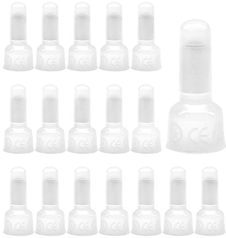CEEYSEE 100Pcs Closed End Wire Connectors Nylon Crimp Caps Crimp Closed Line Splice Terminals Connectors (CE2)