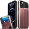 Vena vCommute Cover Custodia a Portafoglio Compatible Con Apple iPhone 12 / iPhone 12 Pro (6.1-inch), (Military Grade, Card Slot) Flip Custodia Case Cover Protettiva Pelle con Kickstand - Oro Rosa
