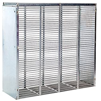 LYSON Bannwabentasche Dadant US für 2 Rähmchen mit Deckel verzinkt Innenmaße 460x78x285 Metallisolator aus Edelstahl Königinnenzucht Bannwaben Imkerei Bienenbeuten