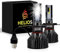HELIOS H4 / HB2 Headlight Bulbs Led 18000 LM Super Bright Fan Cooling All In One Cool White Conversion Kit Hi/Lo (DC 9-30V) 6000K (36W x2) 30,000Hours over 200% Brighter, Braided Cable