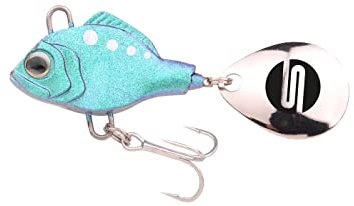 SPRO ASP Spinner UV– Searchbait mit original Gamakatsu Haken zum Angeln auf Raubfisch, Spinnangeln, Gewicht:5g, Farbe:Flip UV