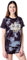 Star Wars Womens' In The Rebellion Tie-Dye Sleep Pajama Set Short (Medium) Black