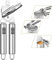 mciskin Can Opener, Kitchen Stainless Steel Heavy Duty Can Opener Manual Smooth Edge Durable Food Safe Cut Tool 3-in-1 Tin Beer Jar Bottle Opener Hand Grip for Seniors with Arthritis Hands Friendly