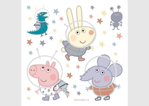 Peppa Pig Raum Wandaufkleber für Kinderzimmer by AG Design | 30 x 30 cm | ADKS 3836-603